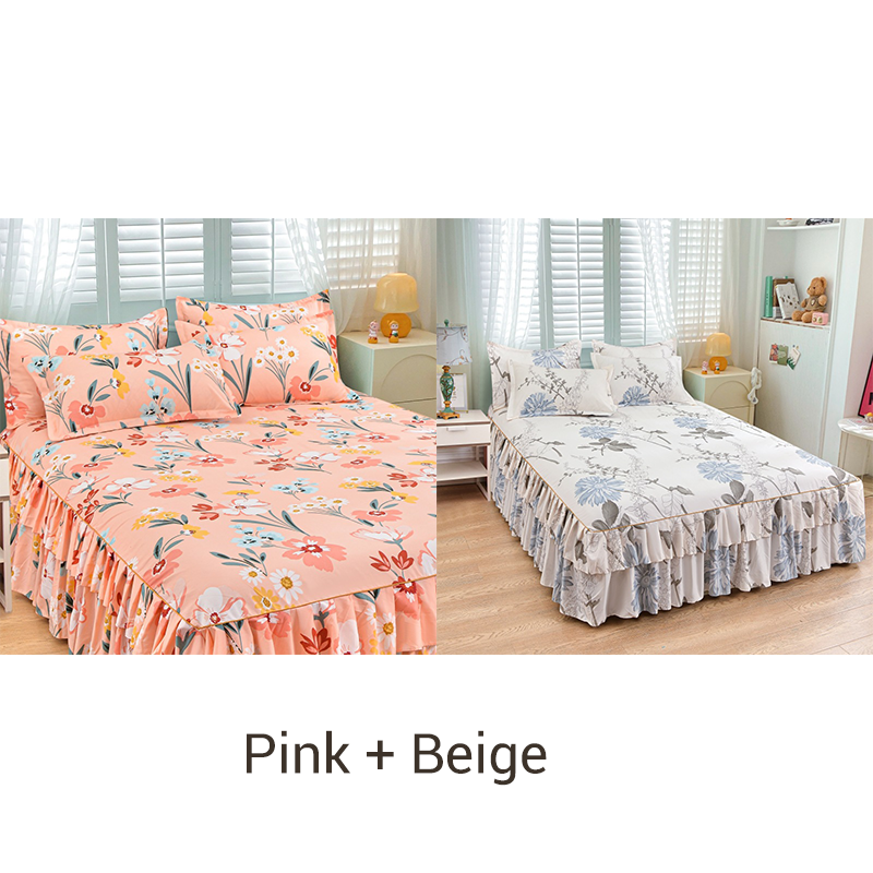 🔥Solange der Vorrat reicht 57 % Rabatt🛏️ Dreiteiliger Bettrock mit Rüschen💐