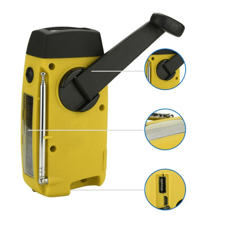 📻⚡【58% Rabatt】Solar-Kurbel Notfallradio – Mit Powerbank, Wetteralarm, USB & 7 Tage Akku. Wasserdicht & robust für Outdoor/Krise. 🌞🔋 Jetzt unschlagbares Angebot sichern!