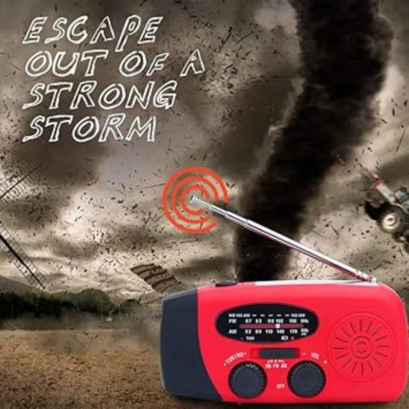 📻⚡【58% Rabatt】Solar-Kurbel Notfallradio – Mit Powerbank, Wetteralarm, USB & 7 Tage Akku. Wasserdicht & robust für Outdoor/Krise. 🌞🔋 Jetzt unschlagbares Angebot sichern!