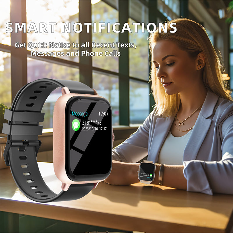 ⌚ 56% RABATT! 📱 Bluetooth Sport-Smartwatch – 100 Sportmodi, IP68 Wasserdicht & 7 Tage Akkulaufzeit 🏃‍♂️