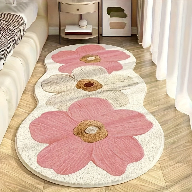📢📢56 % OFF !!🎅Soft Irregular Flower Pattern Rug