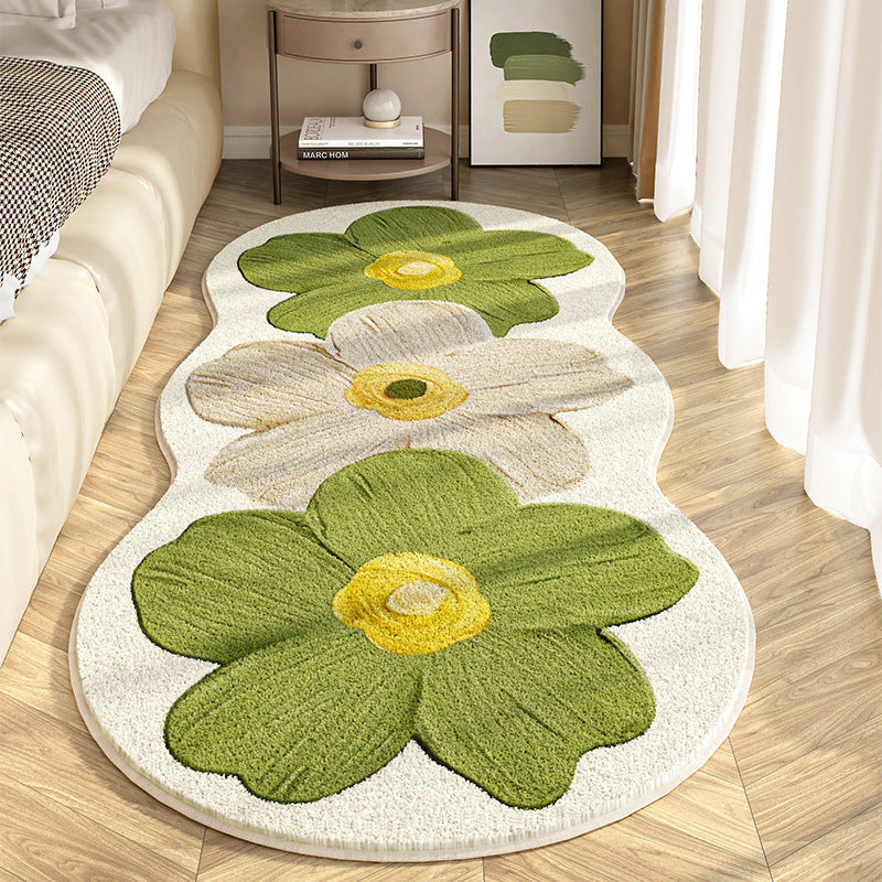 📢📢56 % OFF !!🎅Soft Irregular Flower Pattern Rug