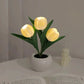 🌷LED-Tulpenlampe, simuliertes Tulpen-Nachtlicht mit Vase, Tischlampe, Dekoration, geeignet für Zuhause, Wohnzimmer, Tischdekoration✨