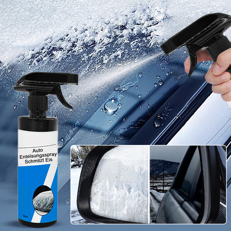 ❄️Auto-Enteisungsspray - Schmilzt Eis, Frost und Schnee problemlos ✨