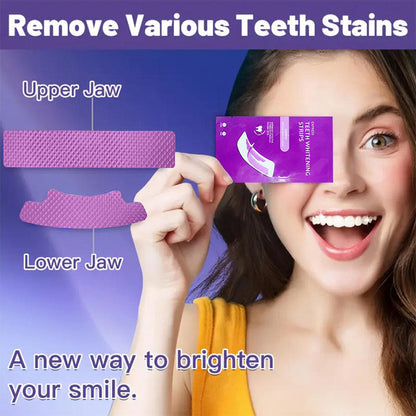 💜【Zeitlich begrenztes Blitzangebot: Zahnaufhellungsstreifen】——Heute lässt Lila Ihr Lächeln strahlen!😁✨