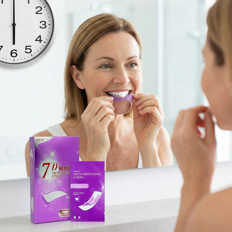💜【Zeitlich begrenztes Blitzangebot: Zahnaufhellungsstreifen】——Heute lässt Lila Ihr Lächeln strahlen!😁✨