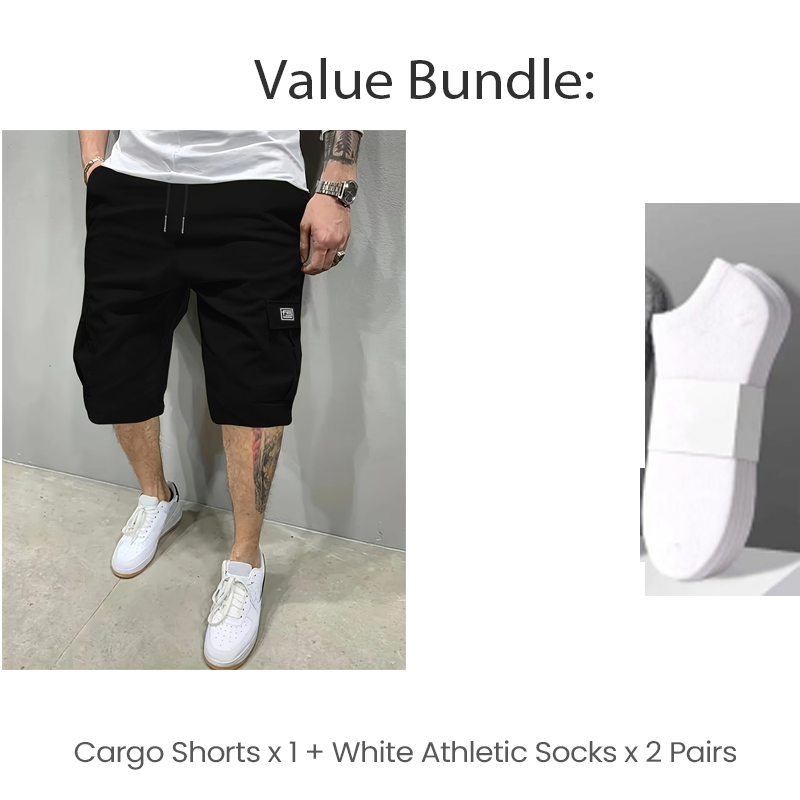 📢📢56 % Rabatt!! ⏰Leichte Cargoshorts – Atmungsaktives Material, knielang. Sichere Taschen für Handy und Schlüssel. Bequem den ganzen Tag. ✅☀️