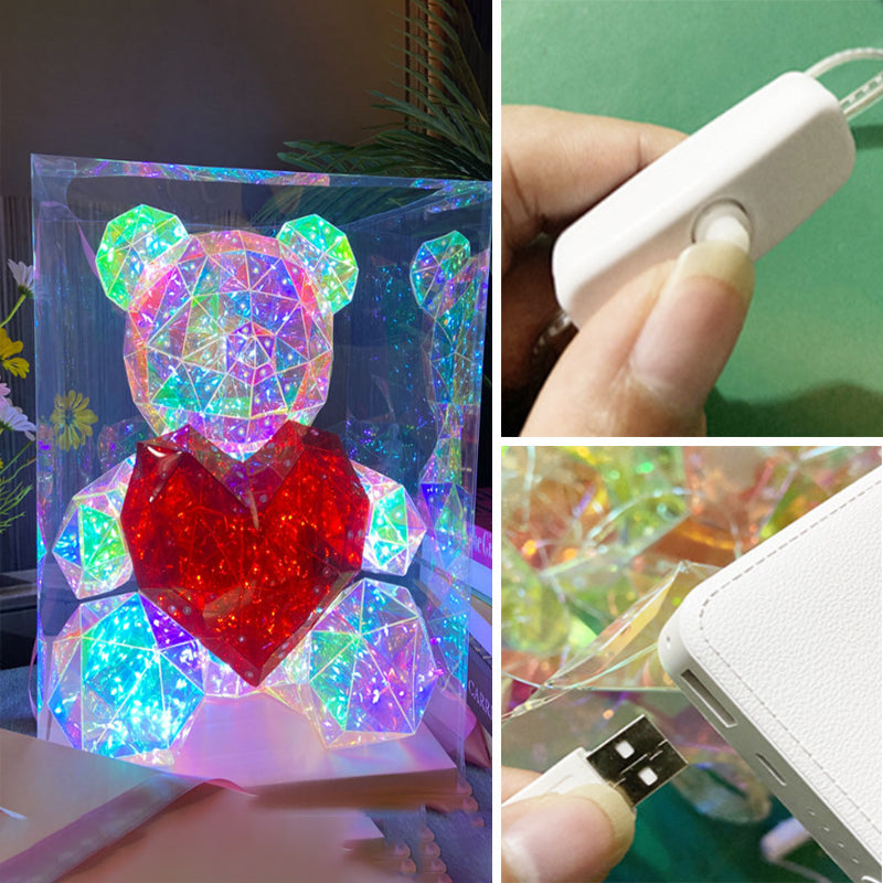 ✨【60 % Rabatt auf Sparkling Bear】– Umarmt Regenbogen und Sterne! 🌈🧸💕