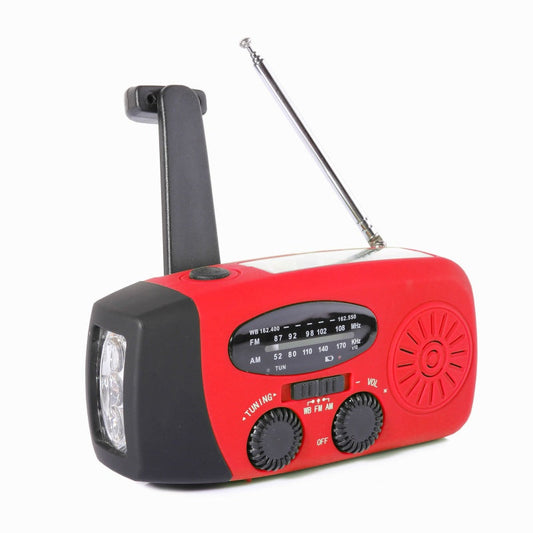 🎯☀️Multifunktionales tragbares Notfallradio mit Solarbetrieb📻