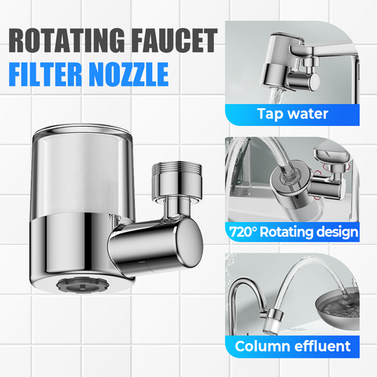 🚿💧 360°-720° drehbares Wasserhahn-Sprühkopf-Set – Universelle Filterdüse, wassersparend, kalklösend, für Küche & Bad 💦🔧 Jetzt sparen & sauber genießen – einfach aufstecken, sofort wirken!