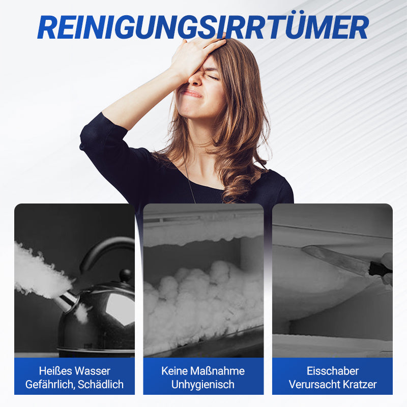 💥💥💰 💰Sparen Sie 10 €, wenn Sie zwei Artikel kaufen.🧊 Kühlschrank- und Gefrierschrank-Enteisungsspray – Mit einer umweltfreundlichen Formel, entfernt schnell Rost und reinigt mühelos. 🌿❄️