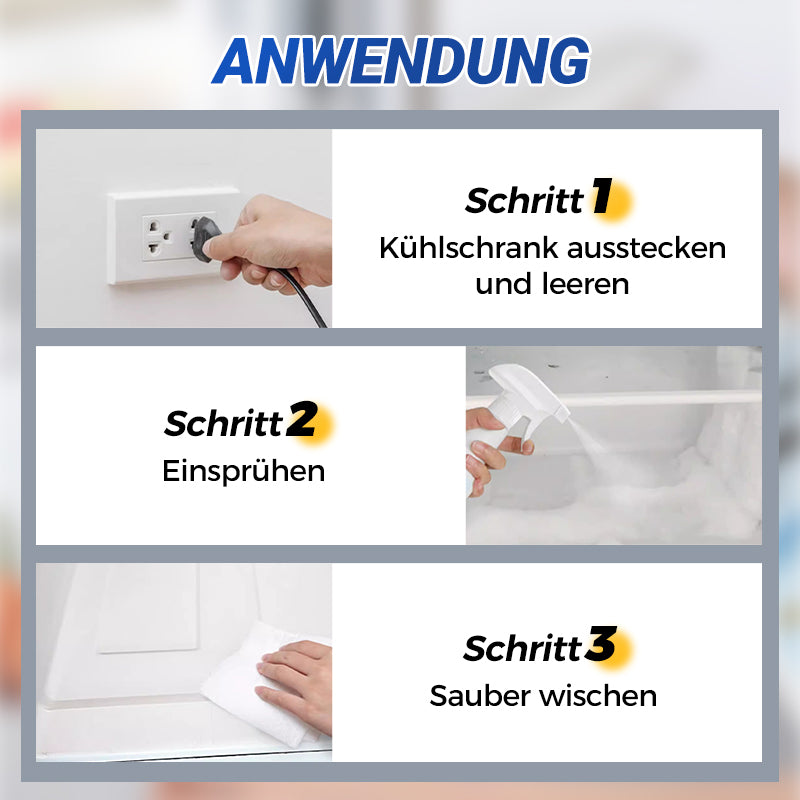 💥💥💰 💰Sparen Sie 10 €, wenn Sie zwei Artikel kaufen.🧊 Kühlschrank- und Gefrierschrank-Enteisungsspray – Mit einer umweltfreundlichen Formel, entfernt schnell Rost und reinigt mühelos. 🌿❄️