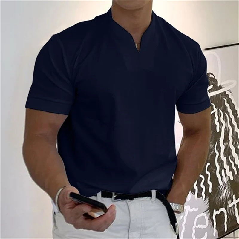 🏋️ Sportliches Herren V-Shirt aus Baumwolle – Ideal für Training & Freizeit👕