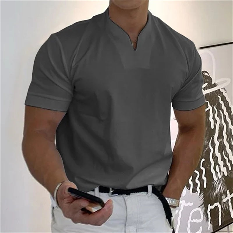 🏋️ Sportliches Herren V-Shirt aus Baumwolle – Ideal für Training & Freizeit👕