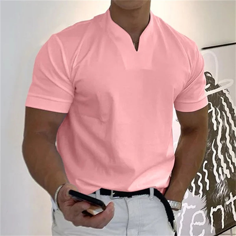 🏋️ Sportliches Herren V-Shirt aus Baumwolle – Ideal für Training & Freizeit👕