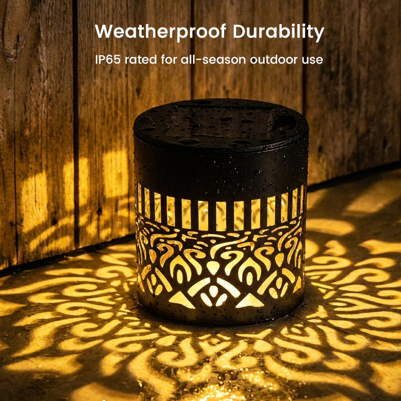🌿💡 Solar-Mandalaleuchte 2-in-1: Boden- & Wandleuchte für Garten & Terrasse 🌙✨ mit Vintage-Projektion, rostfrei & IP65 – 59% RABATT!