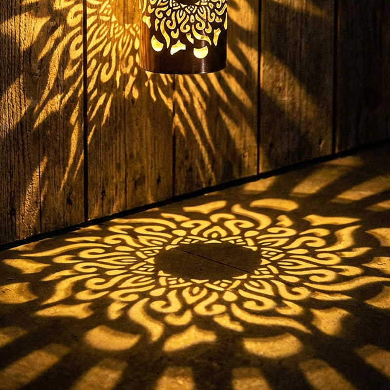 🌿💡 Solar-Mandalaleuchte 2-in-1: Boden- & Wandleuchte für Garten & Terrasse 🌙✨ mit Vintage-Projektion, rostfrei & IP65 – 59% RABATT!