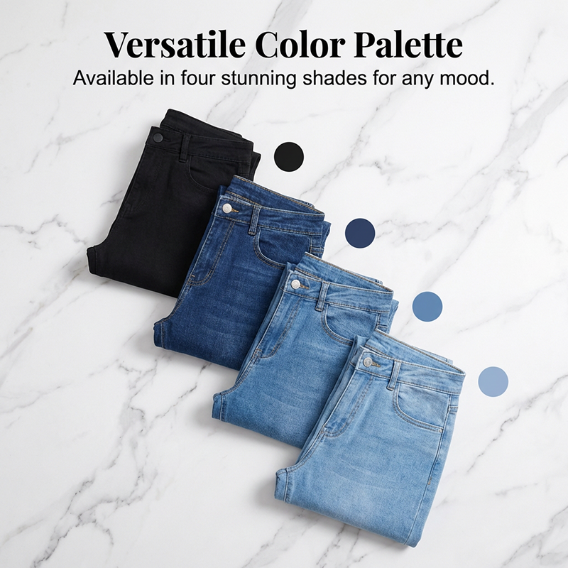 🔥Solange der Vorrat reicht 56 % Rabatt!🎉Elastische Schlagjeans für Damen mit hoher Taille💫