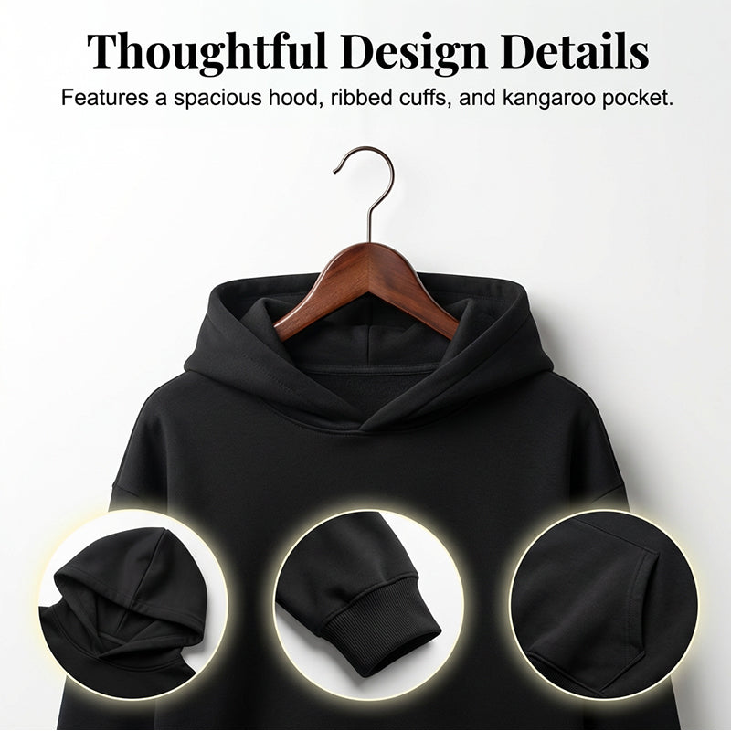 🎽【Hoodie mit Ausschnitt】— Genau die richtige Menge Haut zu sehen, einfach unbestreitbar cool! 🔥✨