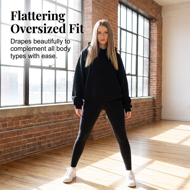 🎽【Hoodie mit Ausschnitt】— Genau die richtige Menge Haut zu sehen, einfach unbestreitbar cool! 🔥✨