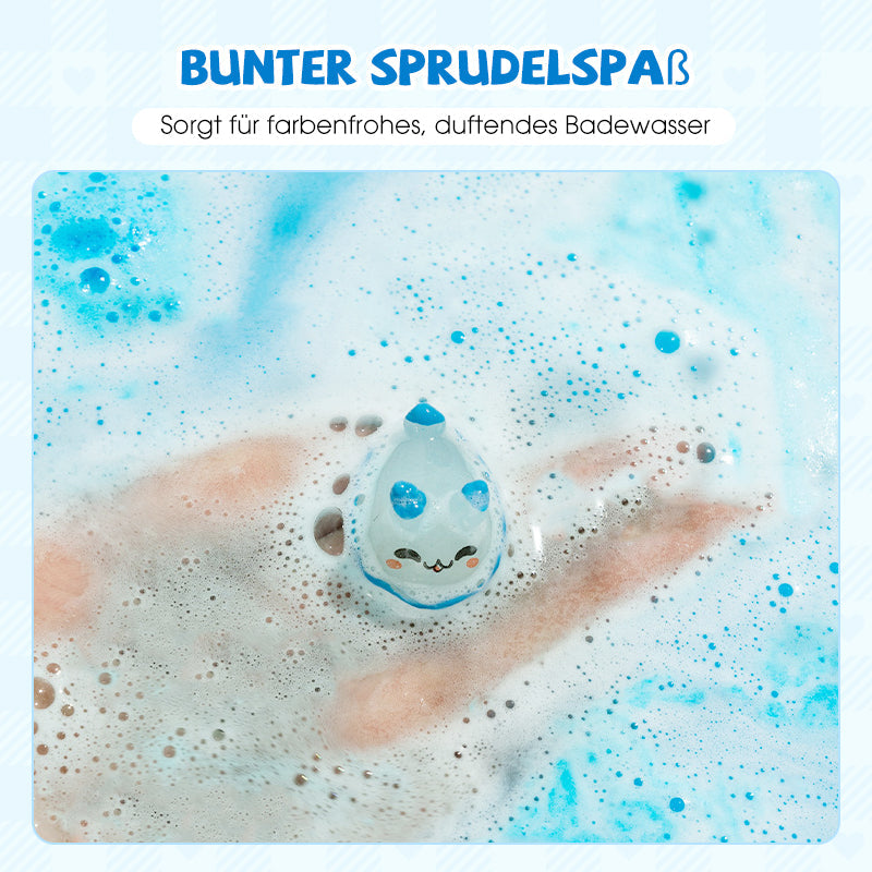 💥💥 Kostenloser Versand ab einem Artikel 🛁 [12-teiliges Geschenkset mit Badekugeln für Kinder 💙] – 12 Tage lang jeden Tag eine neue Überraschung aus der Unterwasserwelt! 🐳 🎁