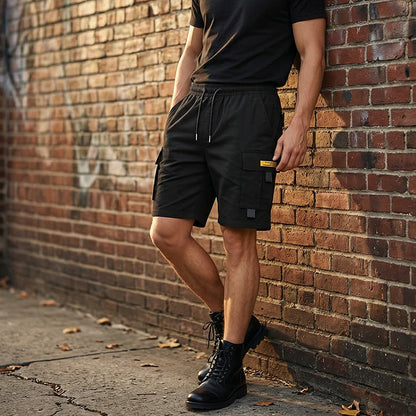🩳 56% RABATT! 🌿 Herren Lässige Cargo-Shorts mit Kordelzug – Multifunktionstaschen, Verstärkte Nähte & Lockere Passform für Optimalen Komfort 🏕️