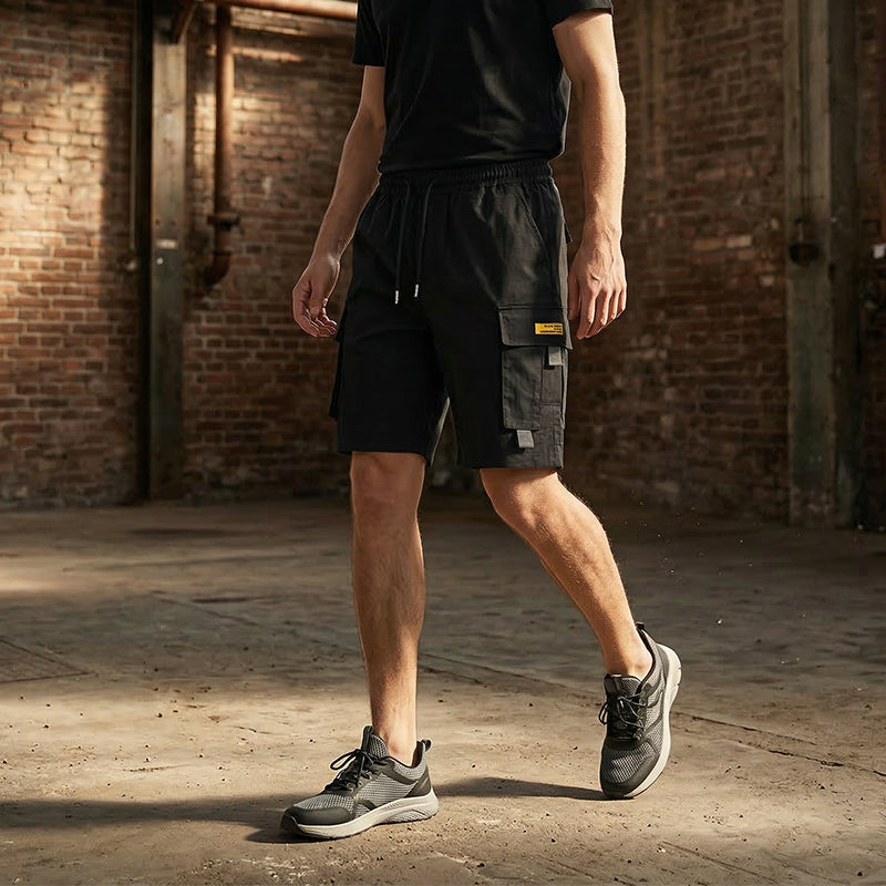 🩳 56% RABATT! 🌿 Herren Lässige Cargo-Shorts mit Kordelzug – Multifunktionstaschen, Verstärkte Nähte & Lockere Passform für Optimalen Komfort 🏕️