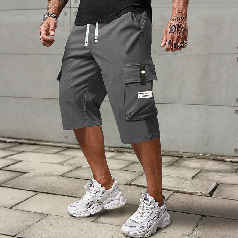 ⏳ Letzter Tag des Sonderverkaufs – 58 % Rabatt!!📢 Lässige Herren-Workwear-Hose mit Kordelzug und 7/8-Schnitt💫