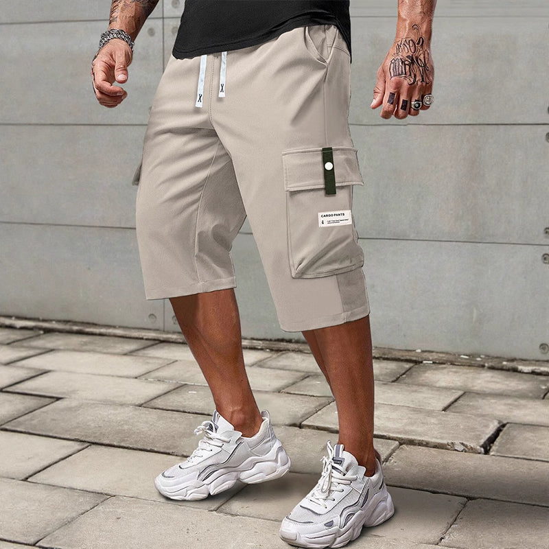 ⏳ Letzter Tag des Sonderverkaufs – 58 % Rabatt!!📢 Lässige Herren-Workwear-Hose mit Kordelzug und 7/8-Schnitt💫