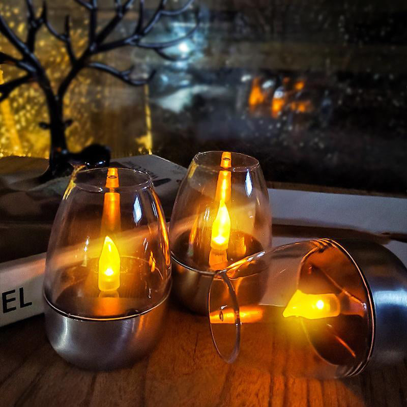 🕯️🌞 Solar-Kerzenlicht für draußen – Wetterfest, stimmungsvolles Garten- & Terrassenlicht💫✨