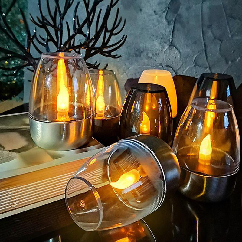 🕯️🌞 Solar-Kerzenlicht für draußen – Wetterfest, stimmungsvolles Garten- & Terrassenlicht💫✨