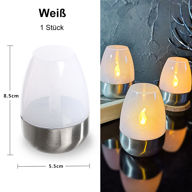 🕯️🌞 Solar-Kerzenlicht für draußen – Wetterfest, stimmungsvolles Garten- & Terrassenlicht💫✨