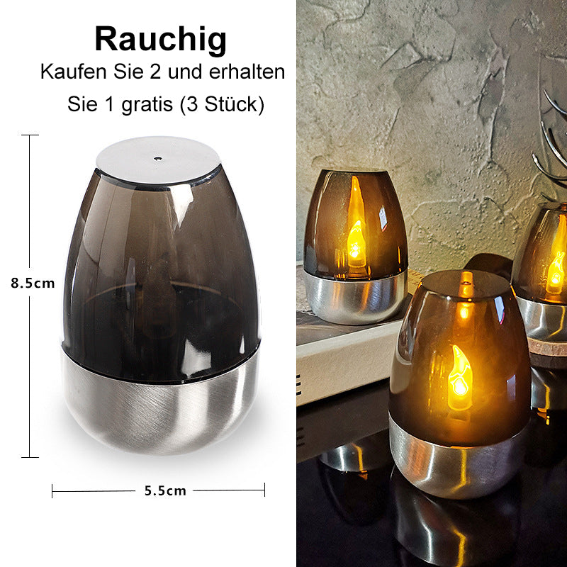 🕯️🌞 Solar-Kerzenlicht für draußen – Wetterfest, stimmungsvolles Garten- & Terrassenlicht💫✨