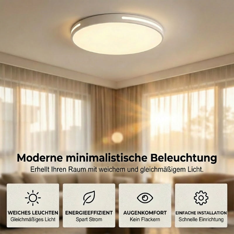 Moderne runde LED-Deckenleuchte