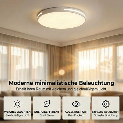 Moderne runde LED-Deckenleuchte