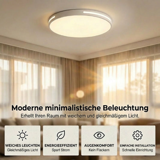 Moderne runde LED-Deckenleuchte