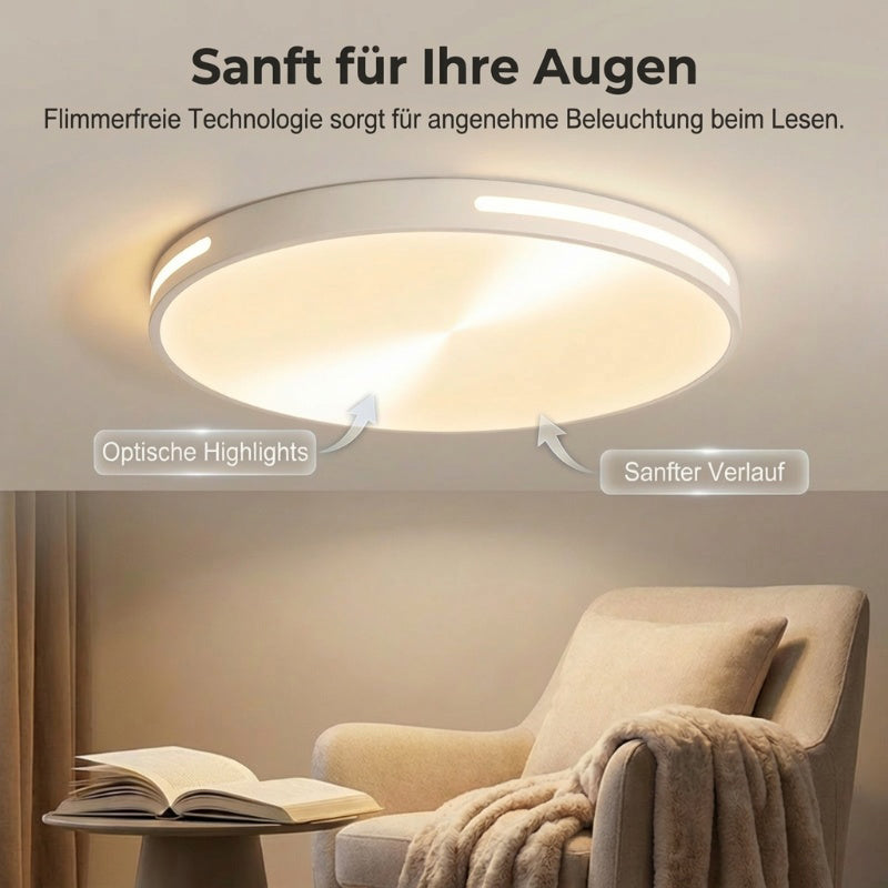Moderne runde LED-Deckenleuchte