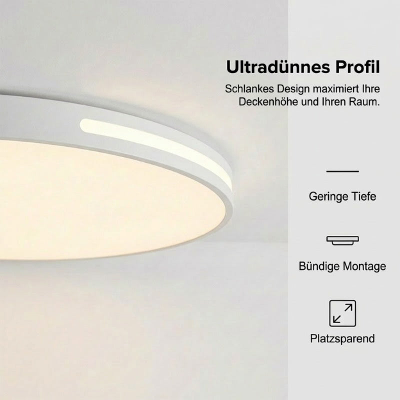 Moderne runde LED-Deckenleuchte