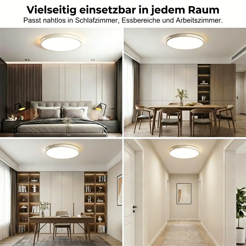 Moderne runde LED-Deckenleuchte