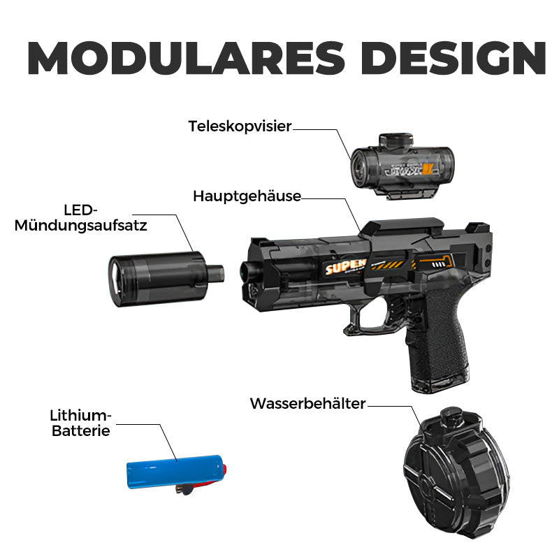 ⚡Wiederaufladbare elektrische Wasserpistole🔫💦
