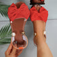 Stilvolle Riemchen-Sandalen mit Perlen-Detail