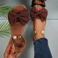Stilvolle Riemchen-Sandalen mit Perlen-Detail