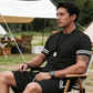 👕2-teiliges Set aus gestreiftem T-Shirt und Shorts für Herren💫🔥