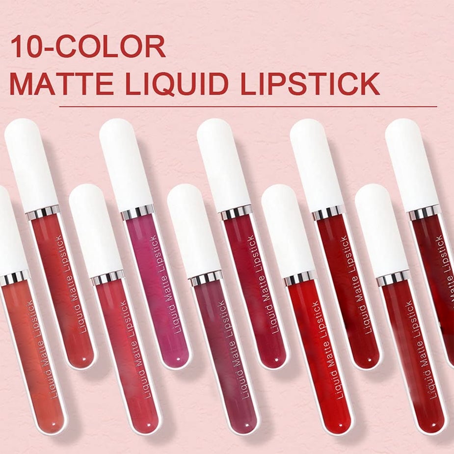 📢📢56% OFF !!!⏰18 Pcs Matte Waterproof  Long Lasting Lip Gloss
