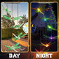 ✨Solar LED Windspiel mit Schmetterlingen – Farbwechselnd, Herzdesign für Garten und Balkon🦋🌈