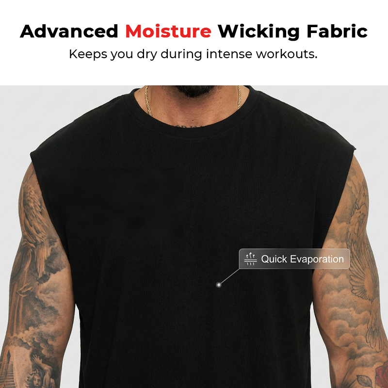🏋️‍♂️✨ Ärmelloses Tanktop für Herren – idealer Tragekomfort beim Sport 🏃