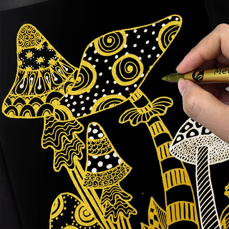 ✏️ Goldener Grabsteinstift zur Restaurierung verblasster Gravuren✨