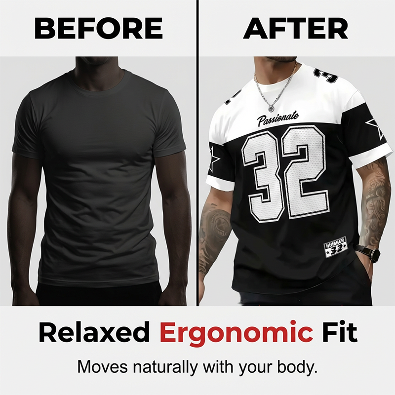 🎭T-Shirt für Herren mit grafischem Aufdruck✨