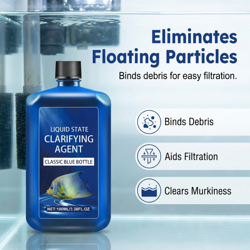 🔥 52 % Rabatt 💥 💧【Schnellwirkender Wasserklärer für Aquarien】 – Einfach einfüllen, und das trübe Wasser klärt sich von selbst – die Fische schwimmen, als wären sie in der Luft! 🐠✨