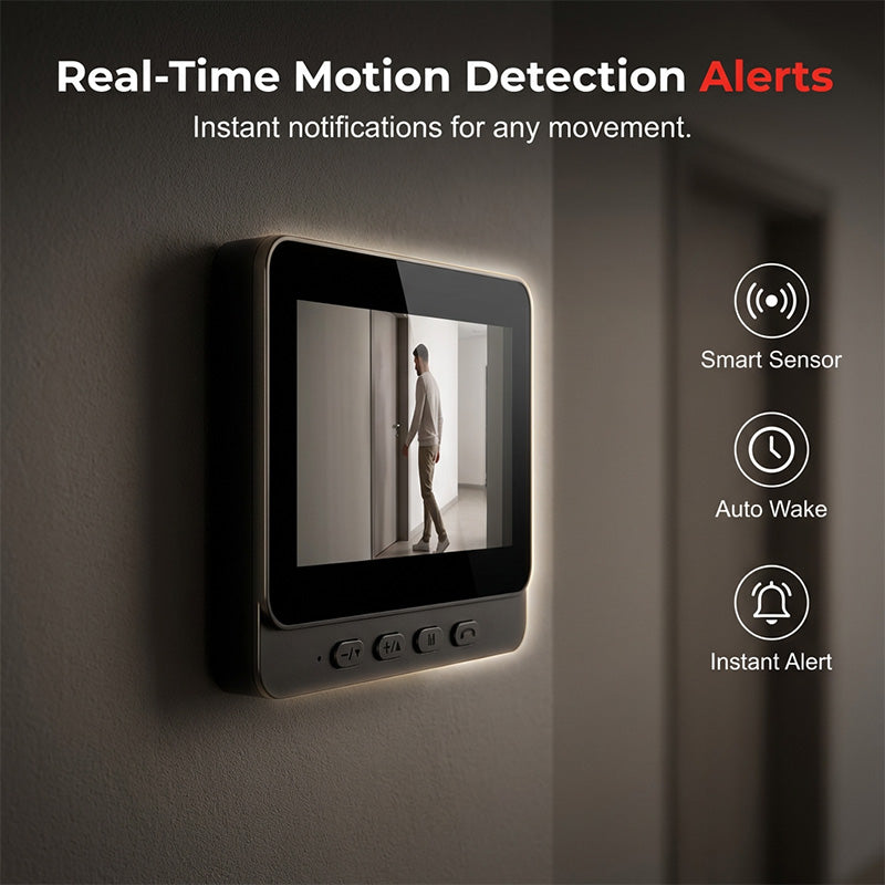 🚪📺 50% RABATT! Intelligente Video-Türklingel mit 4,3-Zoll-Display – WLAN, Nachtsicht & Zwei-Wege-Audio für maximale Sicherheit ✨